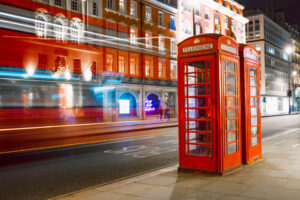 London background for GKC Vehicle Hire Van